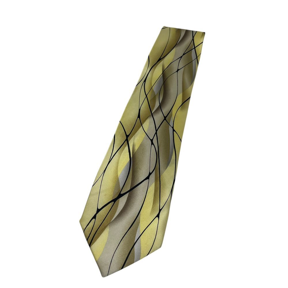 Vintage NWT Jerry Garcia J. Neck‎ Tie Collection 42 Snake Garden Gold 100% Silk
